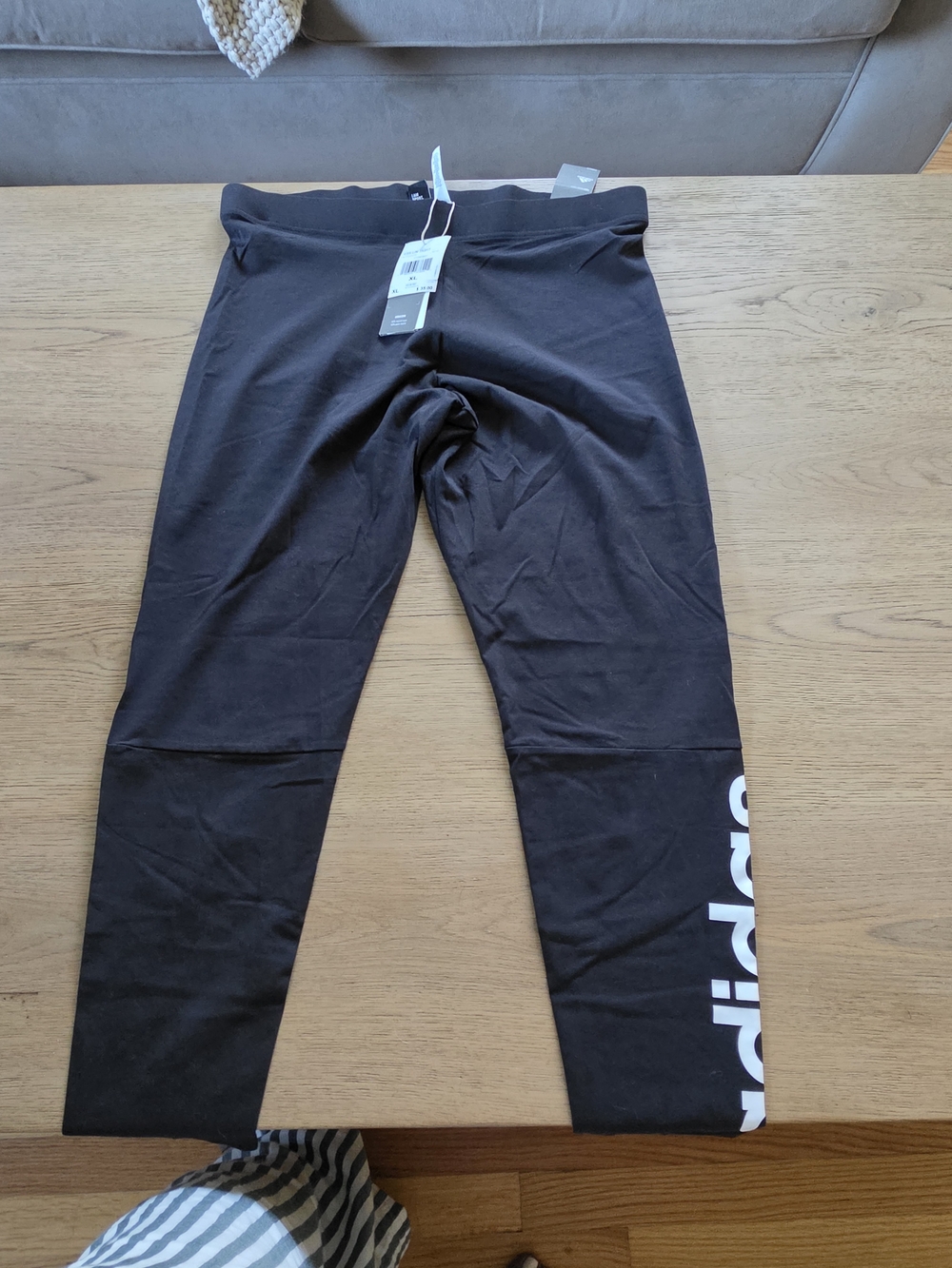 Adidas Black Logo Leggings